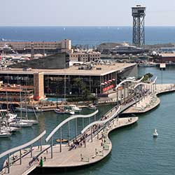 Port Vell Hafen Barcelona 